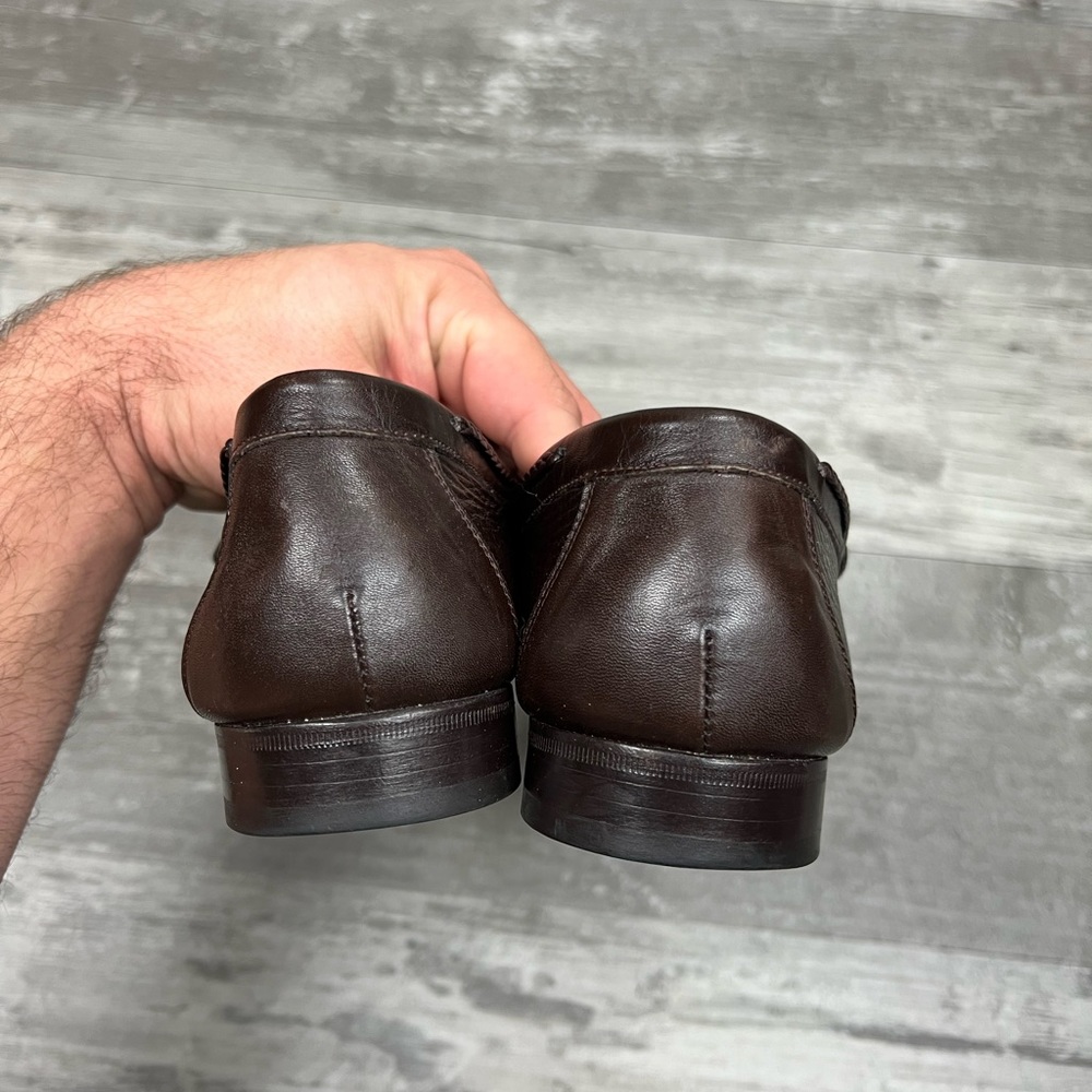 Mezlan Brown Crocodile Loafers 9.5 M - Picture 6 of 10